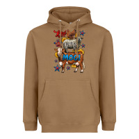 Toasted Coconut red white moo farm animals 4th of july Heavyweight Hoodie - LillyAllenDesigns