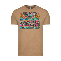 Vintage Coffee proud member of the sarcasm appreciation club Vintage Tee - Zillion Design Studio