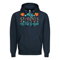 Navy my students are the reason Zipper Hoodie - JahusDesignShop