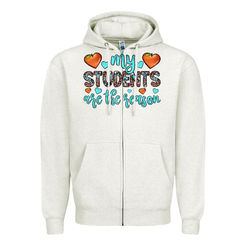 My Students Are The Reason Zipper Hoodie by JahusDesignShop | Teevron