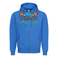 True Royal my students are the reason Zipper Hoodie - JahusDesignShop