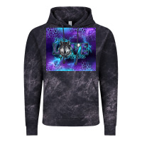 Cloud Black for the love of the wolves Vintage Hoodie - RanaPortraitStore