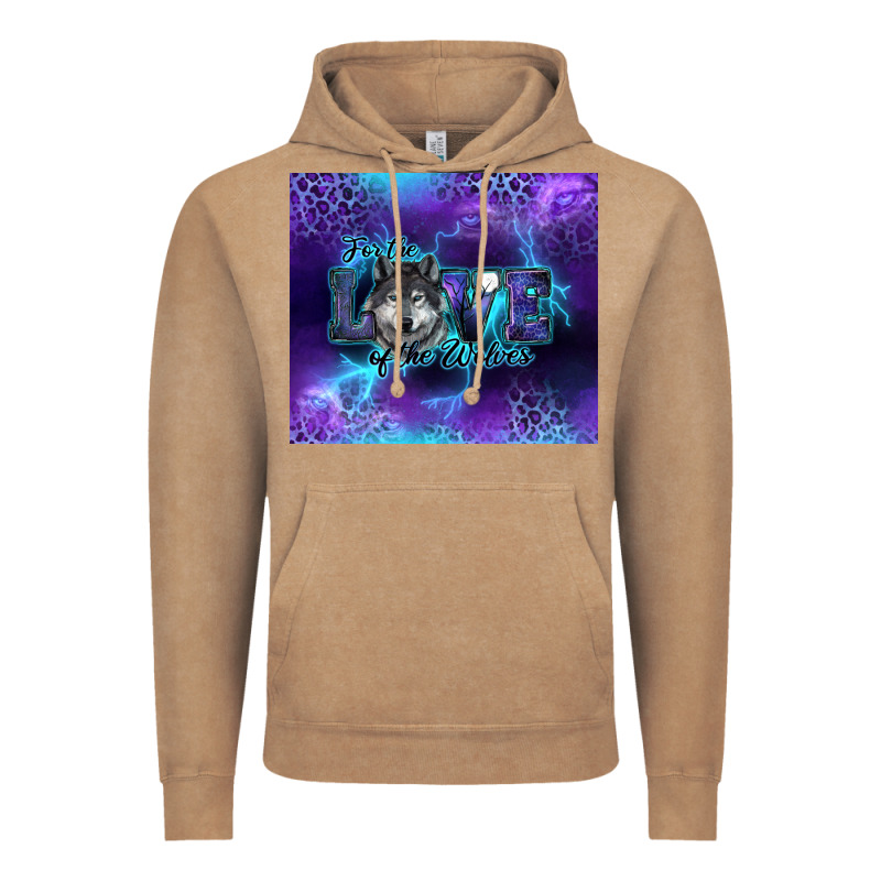 For The Love Of The Wolves Vintage Hoodie by RanaPortraitStore | Teevron