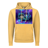 Vintage Mustard for the love of the wolves Vintage Hoodie - RanaPortraitStore