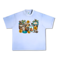 Grape Ice bull skull coffee cups Urban Heavy Tee - Zillion Design Studio