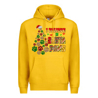 Lemon i believe in santa paws Premium Hoodie - MaliasSmallBusiness