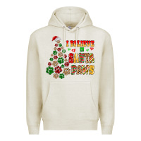 Oatmeal Heather i believe in santa paws Premium Hoodie - MaliasSmallBusiness