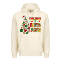 Tofu i believe in santa paws Premium Hoodie - MaliasSmallBusiness