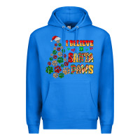 True Royal i believe in santa paws Premium Hoodie - MaliasSmallBusiness