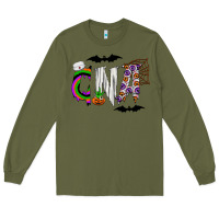 Army Green Halloween CNA Long Sleeve Tee - CowhideDigitalArt