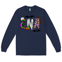 Navy Halloween CNA Long Sleeve Tee - CowhideDigitalArt