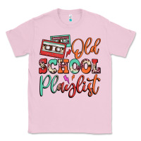 Bubblegum Pink old school playlist cassette Classic Tee - FaDigitalArtStudio