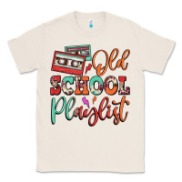 Natural old school playlist cassette Classic Tee - FaDigitalArtStudio