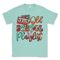 Seafoam old school playlist cassette Classic Tee - FaDigitalArtStudio