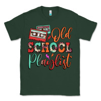 Sports Green old school playlist cassette Classic Tee - FaDigitalArtStudio