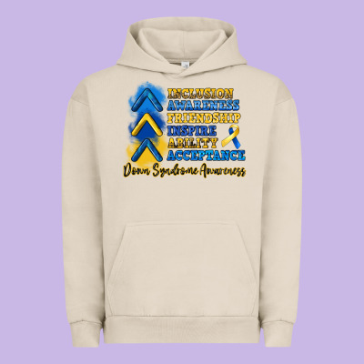 Down Syndrome Awareness Urban Hoodie Designed By Artiststas