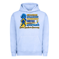 Pigment Grape Ice down syndrome awareness Urban Hoodie - Artiststas