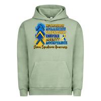 Pigment Oil Green down syndrome awareness Urban Hoodie - Artiststas