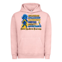 Pigment Salmon down syndrome awareness Urban Hoodie - Artiststas