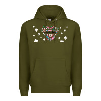 Army Green dental life dentist elements Premium Hoodie - AdoDesignShop