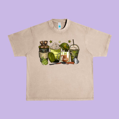 Army Coffee Cups Urban Heavy Tee Designed By Zillion Design Studio