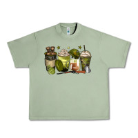 Oil Green army coffee cups Urban Heavy Tee - Zillion Design Studio