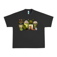 Pigment Black army coffee cups Urban Heavy Tee - Zillion Design Studio