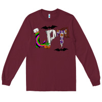 Burgundy lpt Long Sleeve Tee - CowhideDigitalArt