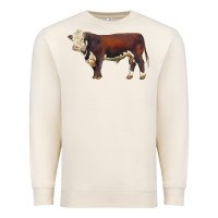 Sandshell hereford bull Premium Sweatshirt - LillyAllenDesigns