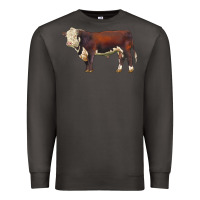 Smoke hereford bull Premium Sweatshirt - LillyAllenDesigns