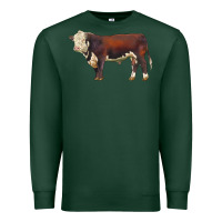 Sports Green hereford bull Premium Sweatshirt - LillyAllenDesigns