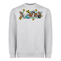Heather Grey X-ray Heavyweight Sweatshirt - texasbilliewilder