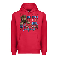 Cardinal i'm not just a daddy's little girl Premium Hoodie - MaliasSmallBusiness