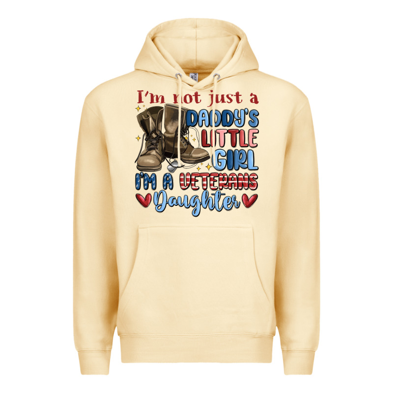 I'm Not Just A Daddy's Little Girl Premium Hoodie by MaliasSmallBusiness | Teevron