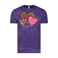 Cloud Purple valentine's day hearts Vintage Tee - RanaPortraitStore