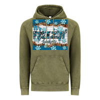 Vintage Olive it's freezin season Vintage Hoodie - RanaPortraitStore