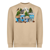 Mushroom Wolf coffee cups Heavyweight Sweatshirt - texasbilliewilder