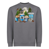 Storm Wolf coffee cups Heavyweight Sweatshirt - texasbilliewilder