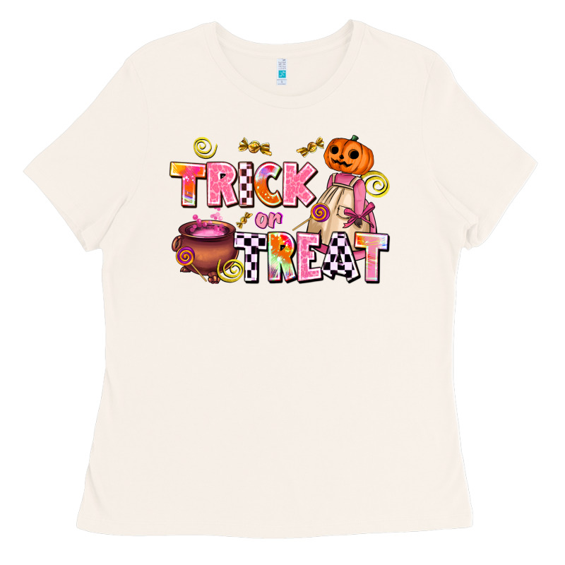 Trıck Or Treat Ladies Tee by AdoDesignShop | Teevron