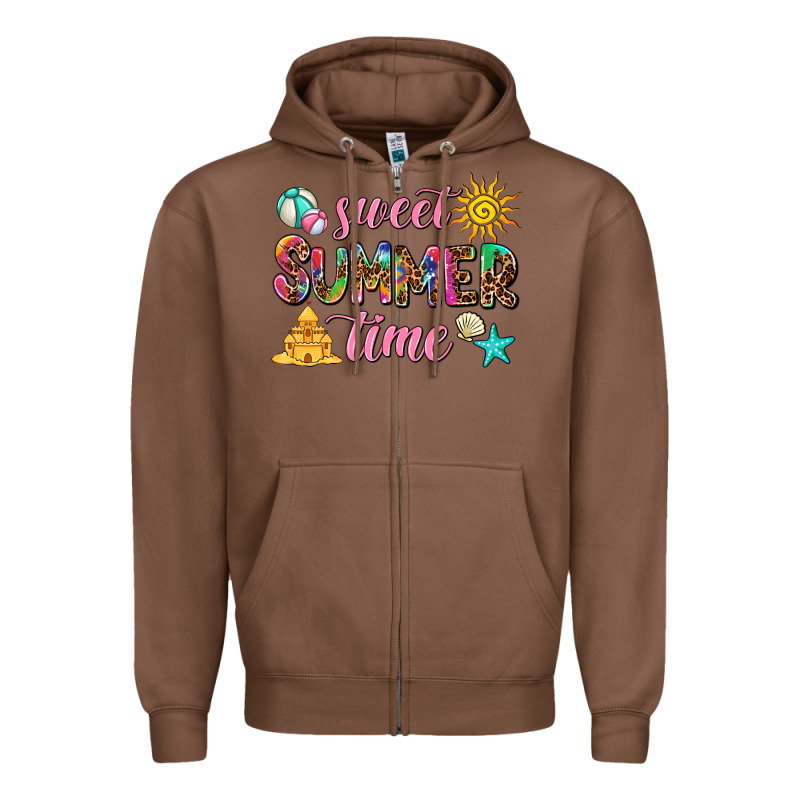 Sweet Summer Time Zipper Hoodie by AdoDesignShop | Teevron