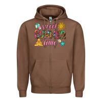 Chestnut sweet summer time Zipper Hoodie - AdoDesignShop