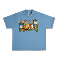 Pebble Blue horses coffee cups Urban Heavy Tee - Zillion Design Studio