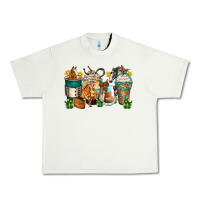 Pistachio horses coffee cups Urban Heavy Tee - Zillion Design Studio