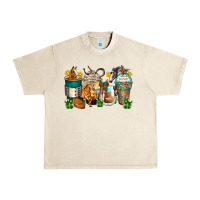 Sandshell horses coffee cups Urban Heavy Tee - Zillion Design Studio