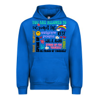 Cobalt you are allowed to Urban Hoodie - Artiststas