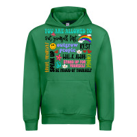Emerald you are allowed to Urban Hoodie - Artiststas