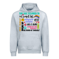 Heather Grey you are allowed to Urban Hoodie - Artiststas