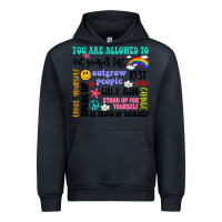 Navy you are allowed to Urban Hoodie - Artiststas