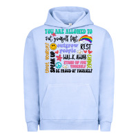 Pigment Grape Ice you are allowed to Urban Hoodie - Artiststas