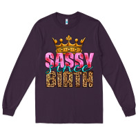 Plum sassy since birth Long Sleeve Tee - HRA Design Shop